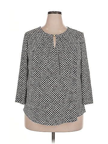 Liz Claiborne Career 3/4 Sleeve T-Shirt (view 1)