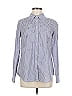 A New Day Stars Gray Blue Long Sleeve Blouse Size M - photo 1