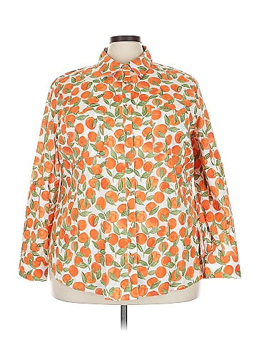 Foxcroft 3/4 Sleeve Button-Down Shirt (view 1)