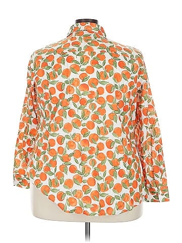 Foxcroft 3/4 Sleeve Button-Down Shirt (view 2)