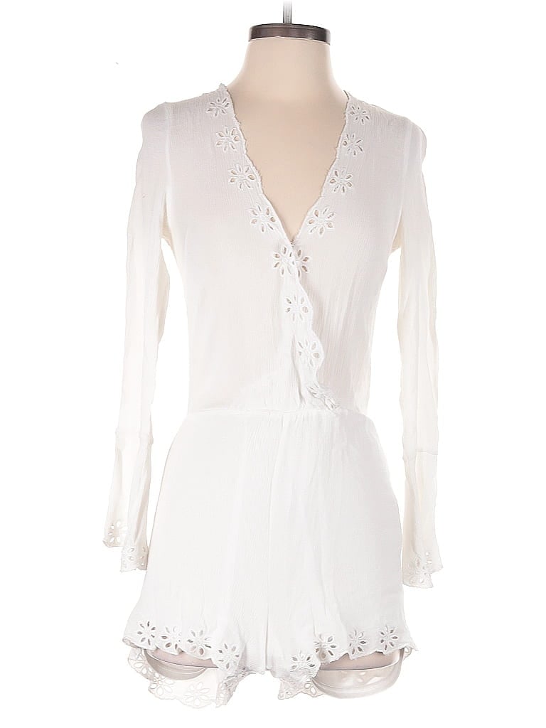 Pre-owned Assorted Brands Romper In White