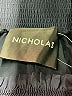 Nicholas 100% Silk Black Blue 3/4 Sleeve Silk Top Size 0 - photo 7