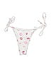 Zaful Hearts White Swimsuit Bottoms Size S - photo 1