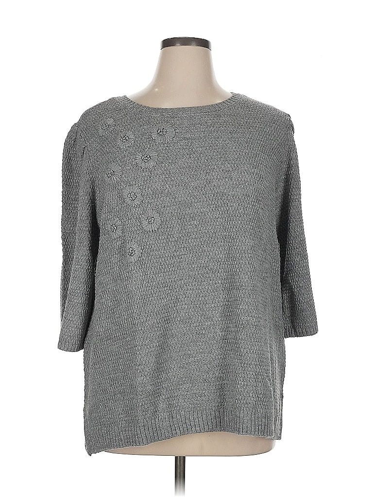 Pre-owned National Pullover Sweater In Gray