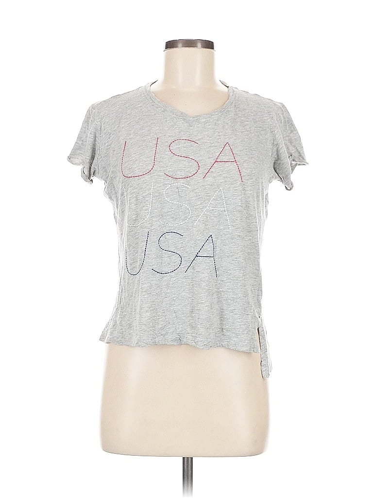 Click to view more detailed imagery on our partner's website Pre-owned Pj Salvage Short Sleeve T-shirt In Gray