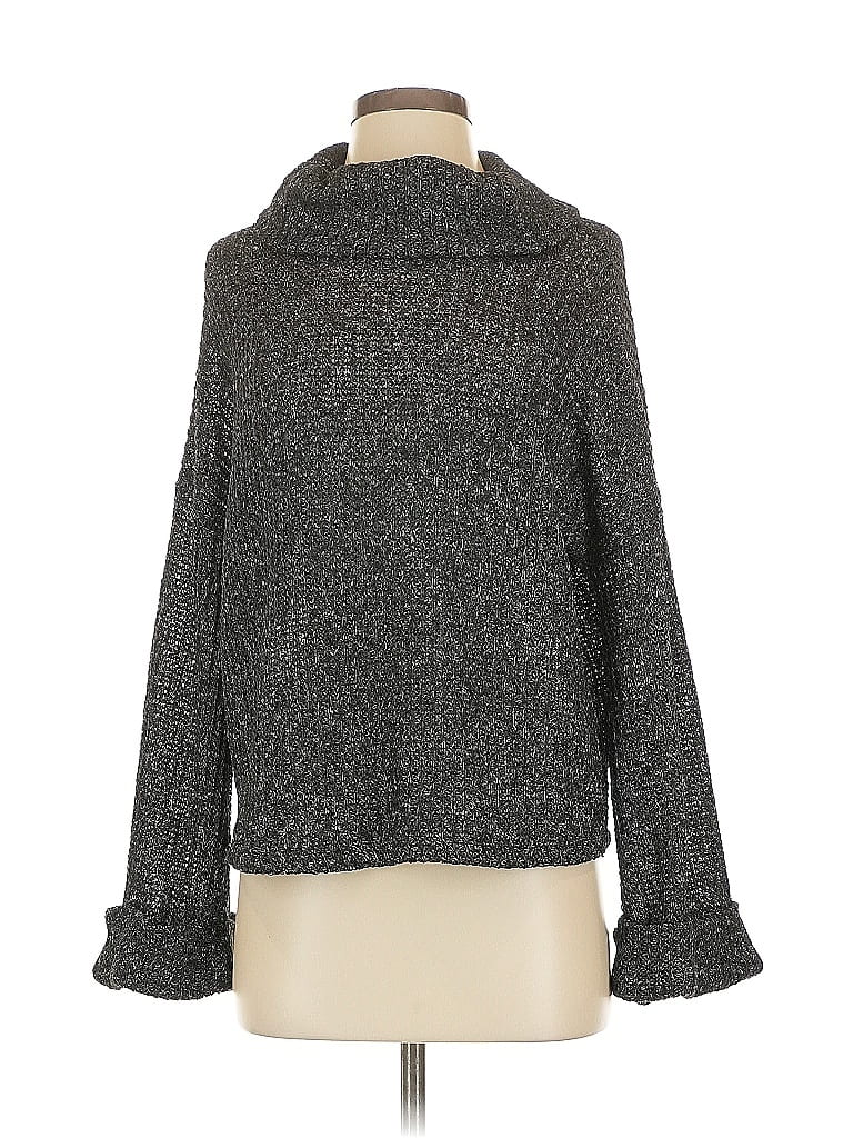 Pre-owned Gibson Look Turtleneck Sweater In Gray