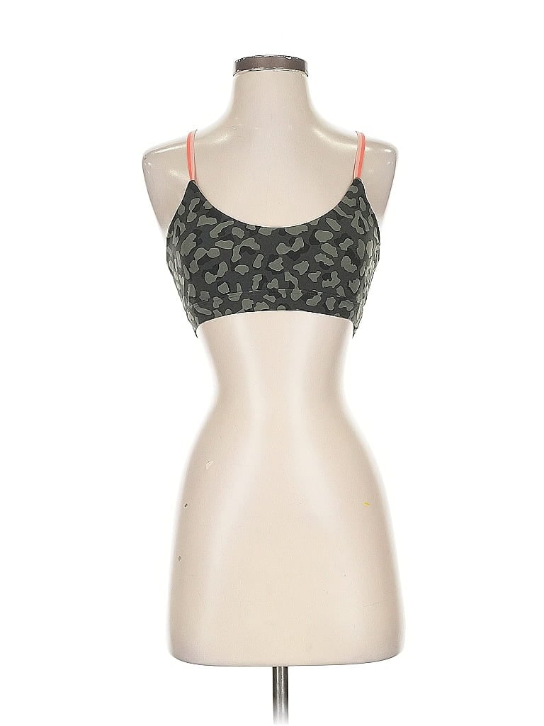 Pre-owned Assorted Brands Tank Top Green Halter Neckline Tops