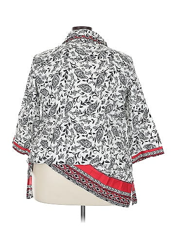 Foxcroft 3/4 Sleeve Blouse (view 2)
