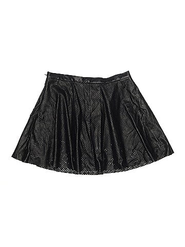 Olsenboye Faux Leather Skirt (view 2)