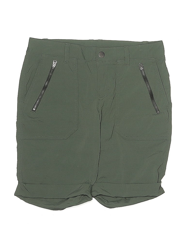 Pre-owned Athleta Cargo Shorts In Green