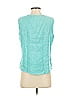 Mario Romano Teal Sleeveless Blouse Size S - photo 2