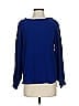 Amanda Uprichard 100% Polyester Blue Long Sleeve Blouse Size S - photo 1
