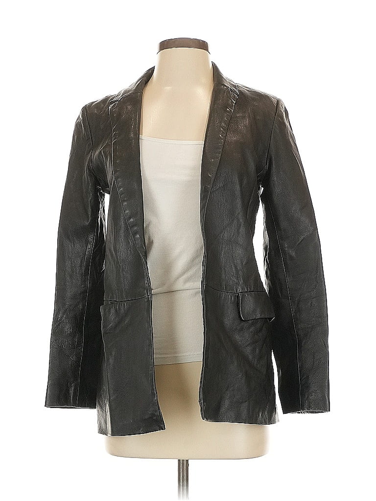 Pre-owned Bcbgmaxazria Blazer Jacket In Gray