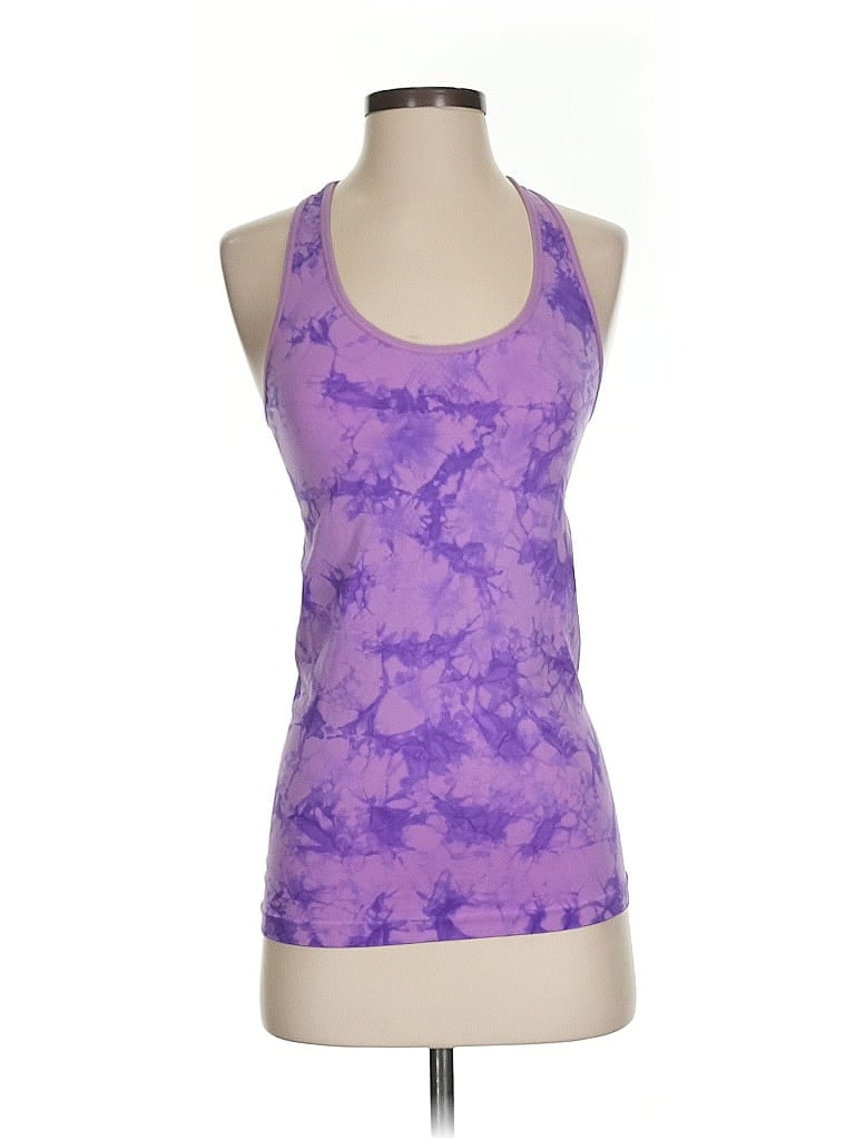 Pre-owned City Streets Tank Top Purple Halter Neckline Tops
