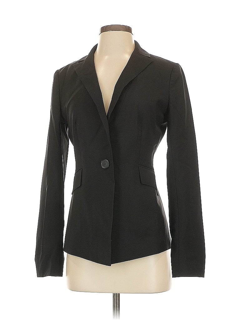 Pre-owned Ann Taylor Factory Wool Blazer Jacket In Gray