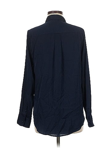 Quince Long Sleeve Silk Top (view 2)