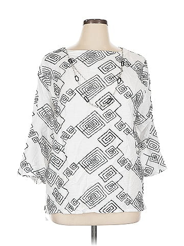 Alfred Dunner 3/4 Sleeve Blouse (view 1)