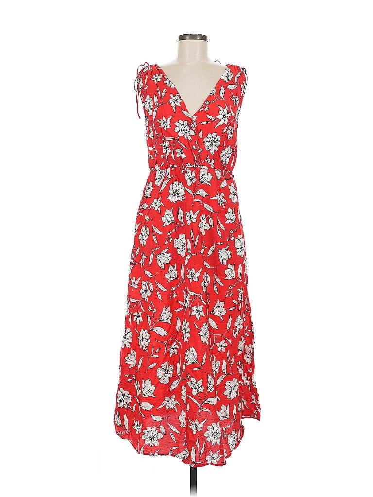 Pre-owned Mng Casual Dress In Red