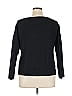 St. John Color Block Blue Wool Pullover Sweater Size XL - photo 2