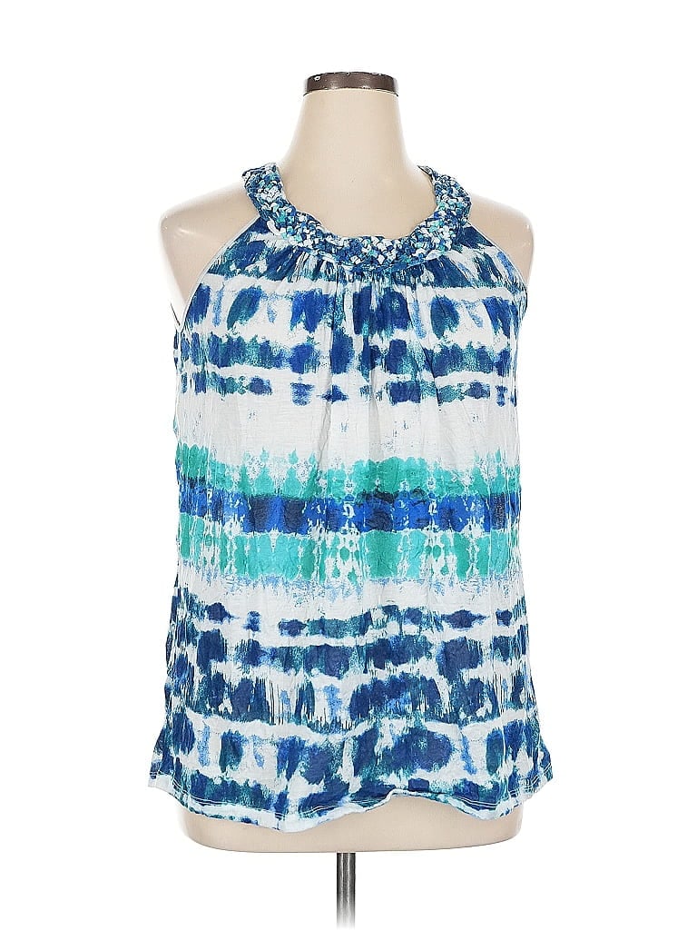 Pre-owned White Stag Sleeveless Blouse In Blue