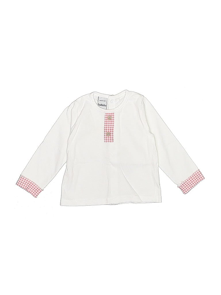 Pre-owned Babidu Babies' 3/4 Sleeve T-shirt In White