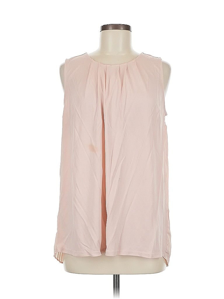 Pre-owned Adrianna Papell Sleeveless Blouse In Pink