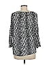 MICHAEL Michael Kors Silver 3/4 Sleeve Top Size M - photo 2
