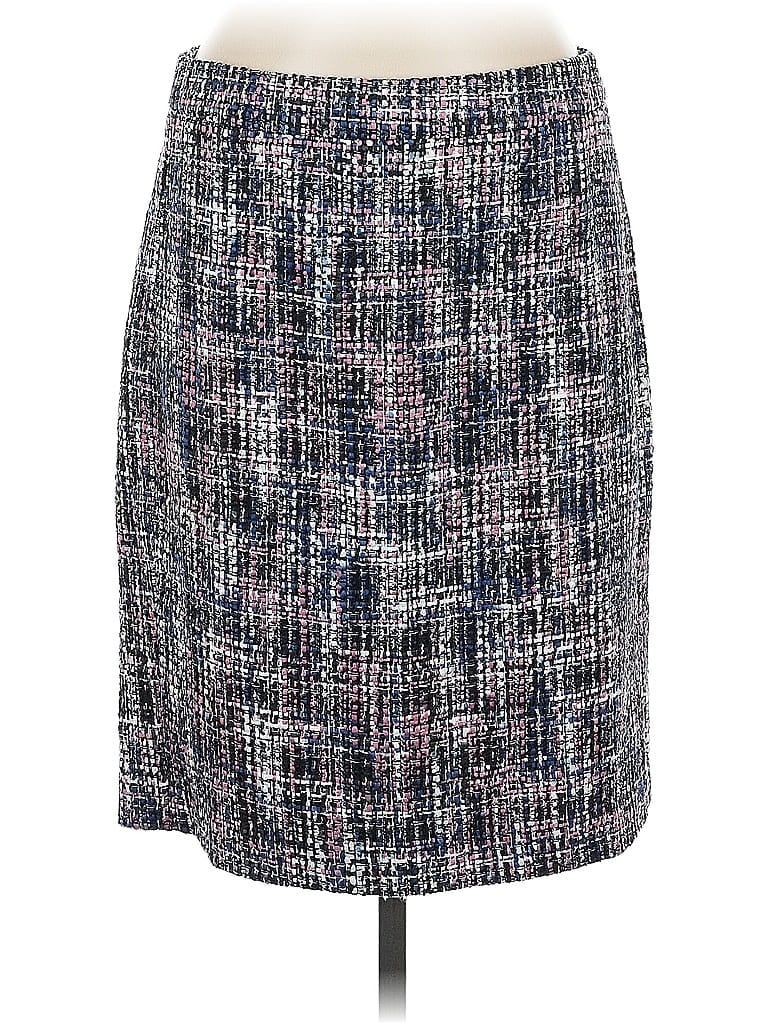 Pre-owned Ann Taylor Loft Casual Skirt In Gray