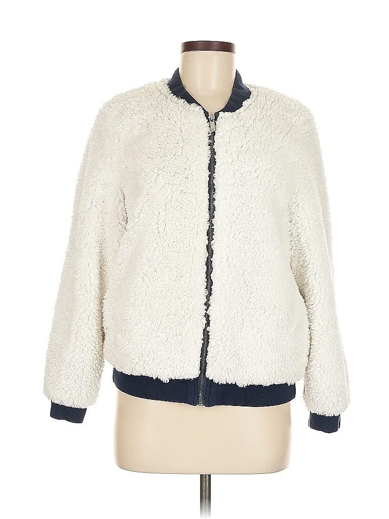 TOMMY HILFIGER Pre-owned Faux Fur Jacket In White