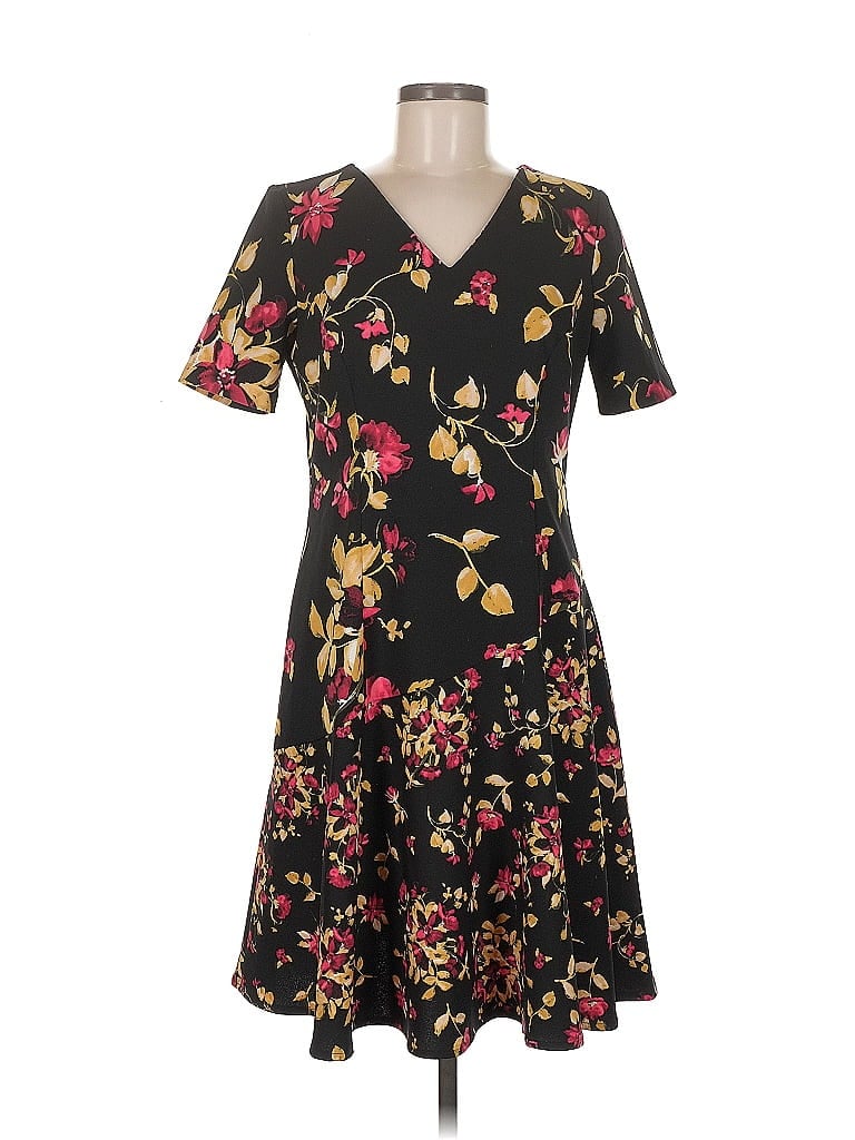 Pre-owned Roz & Ali Casual Dress In Black
