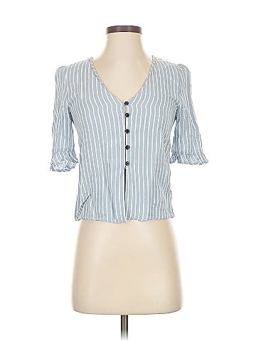 Zara TRF Short Sleeve Blouse (view 1)