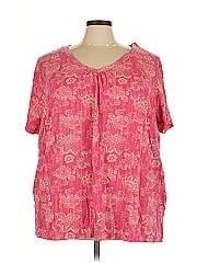 Woman Within Short Sleeve Blouse