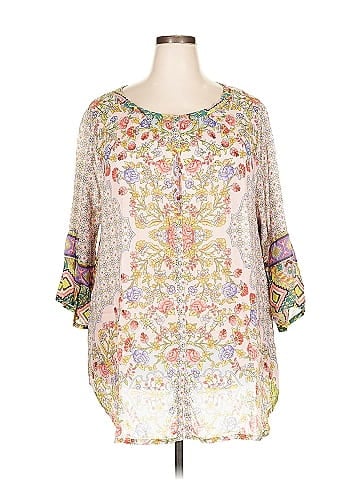 Johnny Was 3/4 Sleeve Blouse (view 1)