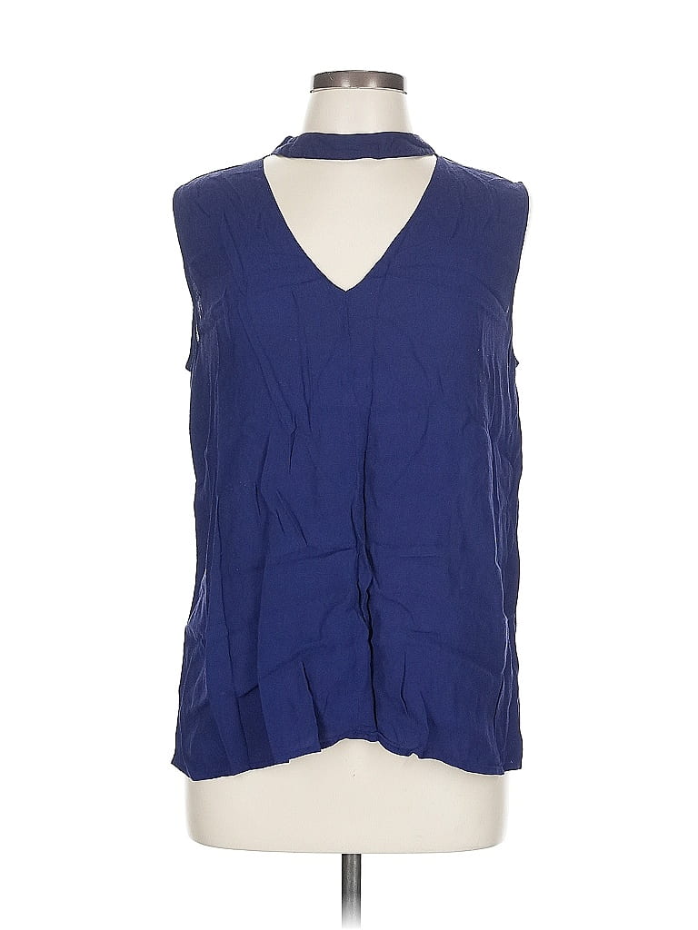 1.STATE Pre-owned Sleeveless Blouse In Purple
