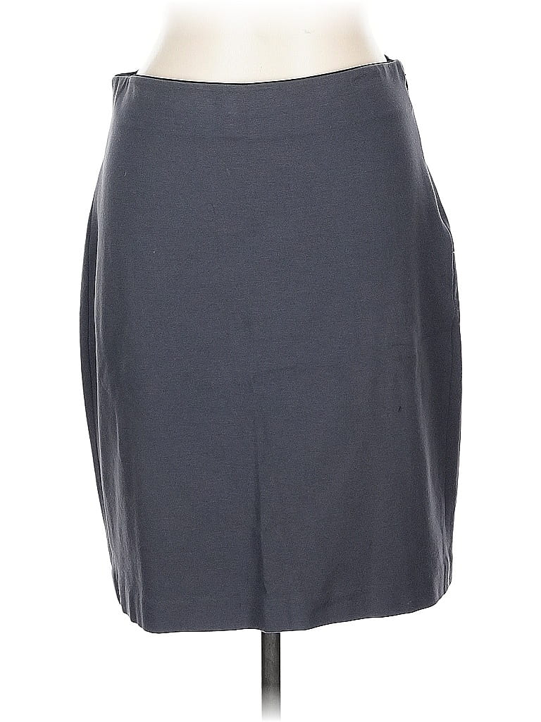 Pre-owned Ann Taylor Formal Skirt In Gray