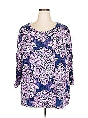 Zenergy By Chico's 3/4 Sleeve T Shirt