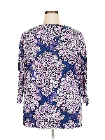Zenergy by Chico's 3/4 Sleeve T-Shirt (view 2)