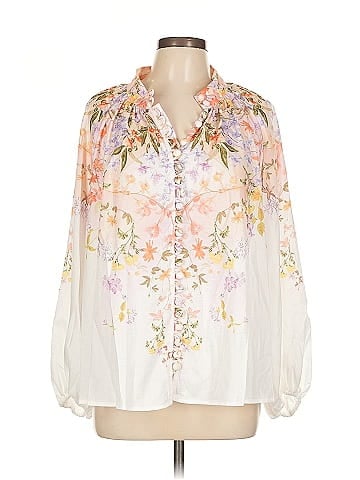 Petal and Pup 3/4 Sleeve Blouse (view 1)