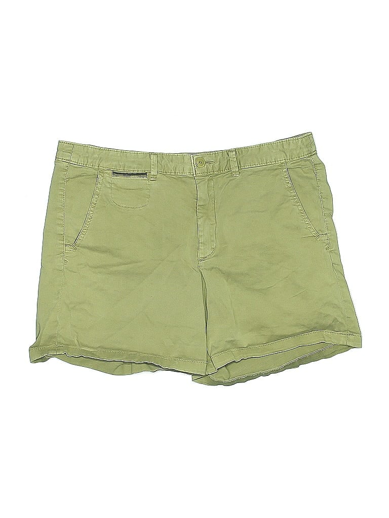 Pre-owned Chino By Anthropologie Khaki Shorts In Green