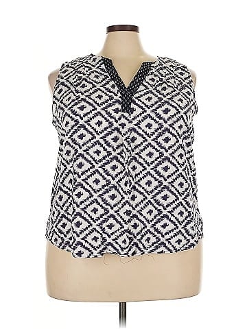 Skies Are Blue Sleeveless Blouse (view 1)