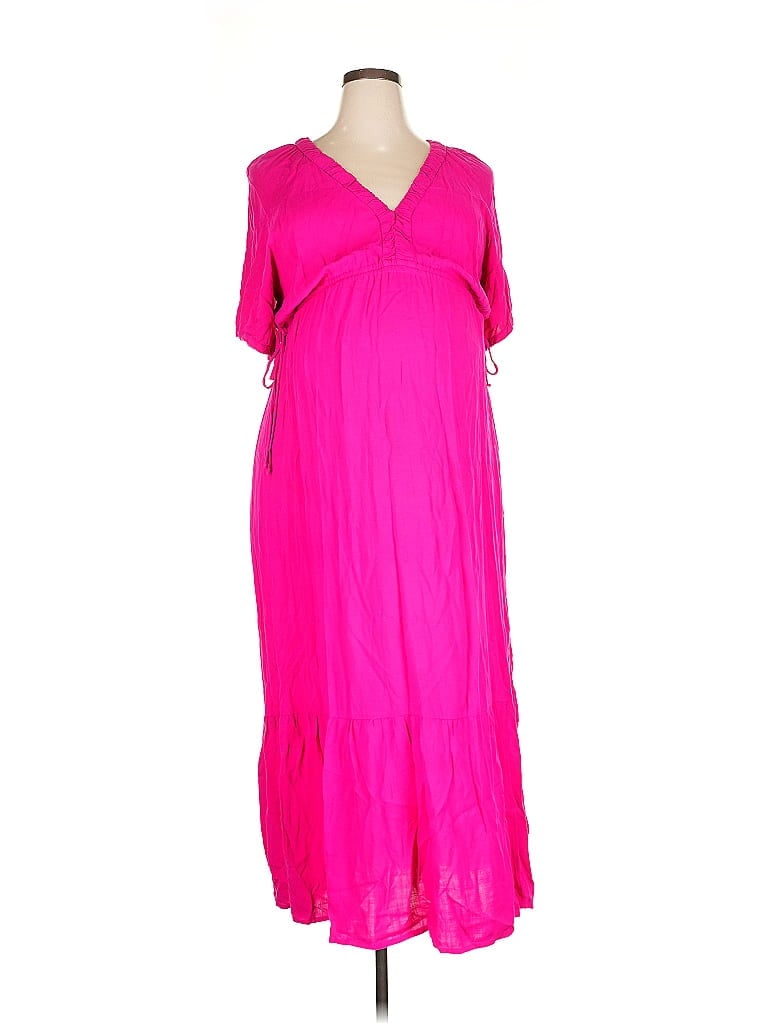 Pre-owned Isabel Casual Dress In Pink