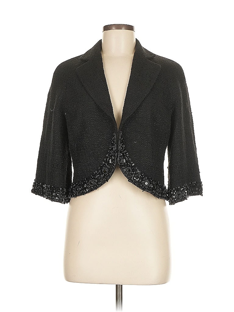 Pre-owned Lafayette 148 Blazer Jacket In Gray