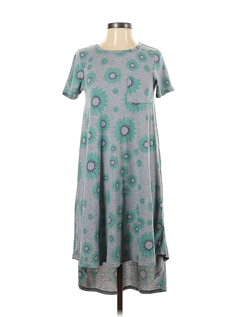 Pre-owned Lularoe Casual Dress In Gray