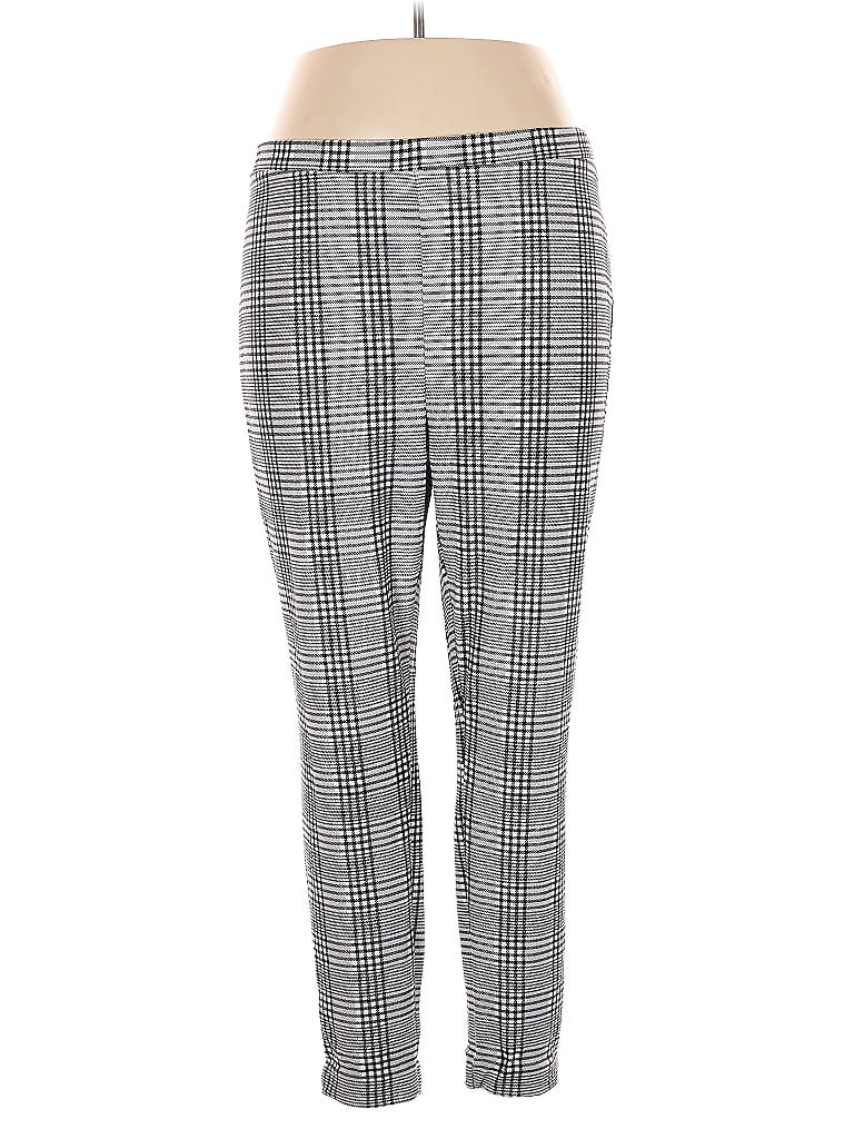 SHEIN CURVE Pre-owned Casual Pants In Gray