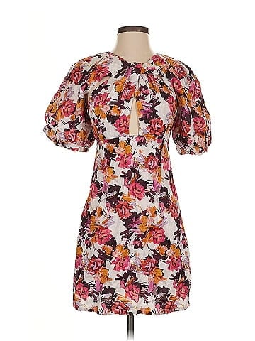 Nicholas Floral Puff Sleeve Dress (view 1)