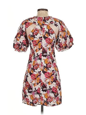 Nicholas Floral Puff Sleeve Dress (view 2)