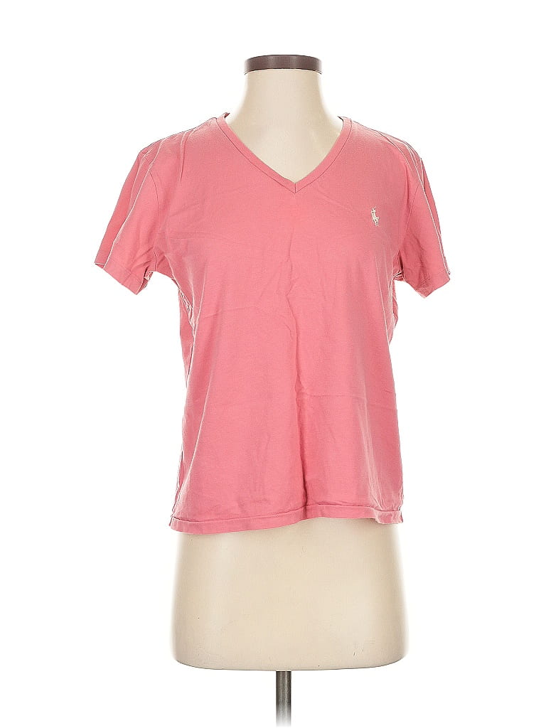 Pre-owned Ralph Lauren Sport Short Sleeve T-shirt In Pink