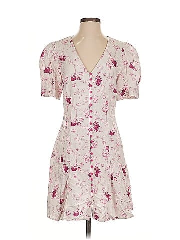 Chelsea And Walker Floral Button Front Mini Dress (view 1)
