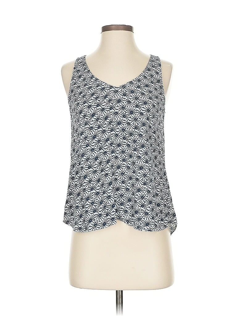 Pre-owned Berenice Sleeveless Top Blue Halter Neckline Tops