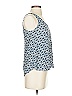 Berenice 100% Viscose Blue Sleeveless Top Size EU 36 / US 6 - photo 4